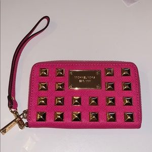 Michael Kors Studded Wristlet